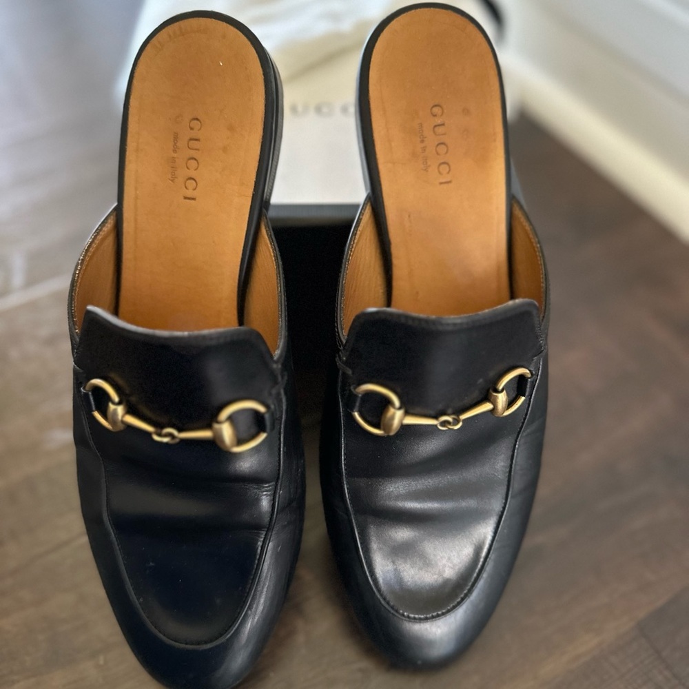 Gucci Princetown Leather Slipper